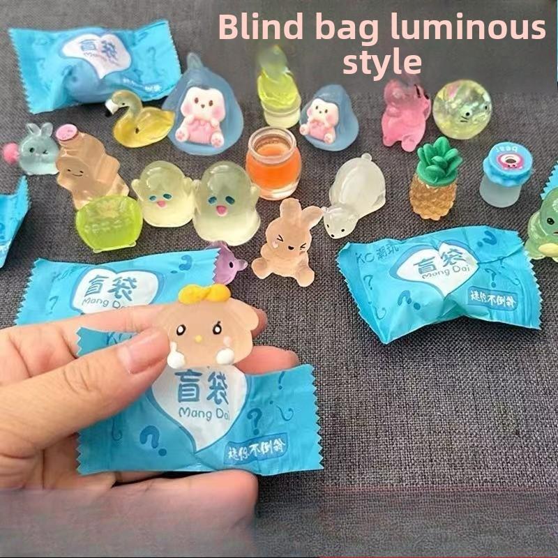 10pcs Cartoont Capybara Blind Bag Simulation Animal Model Toy Mini Blind Box Toy Miniature Animal Surprise Blind Bag Kid Gift