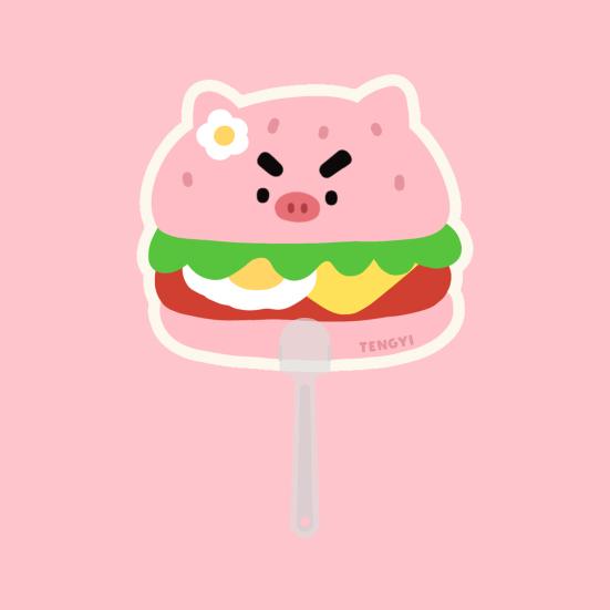 4Pcs Small Hand Fans Portable Summer Handheld Fan Cute Animal Manual Fan for Travel Commuting Outdoor Walking Fun Photo Prop