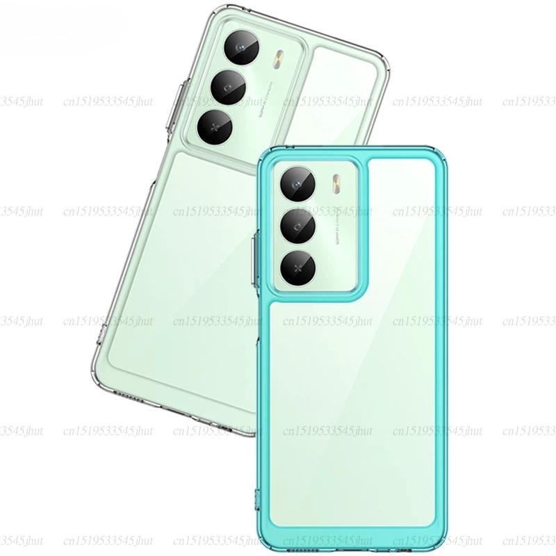Transparent Phone Case For Realme C73 Case Anti-knock Silicone Colorful Clear Back Cover For Realme C73 Case For Realme C73 C71