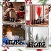 Classical Black Metal Nativity Scene Figurine Sculpture Christmas Tabletop Decoration Iron Sign with Wood Base Ornament