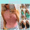 Eleganter Damen Spitzenbody ohne Ärmel mit Stretch-Choker-Detail und sexy Ausstrahlung