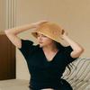 Women's Knit Bucket Hat H010 DARK KHAKI