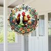 Dragonfly Wind Spinner Bird Kinetic Spinner Hanging Animated Wind Spinner with 3D Animation Effect for Outdoor Yard Garden Decoration