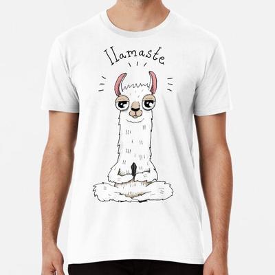 Maglietta con pose yoga lama e llamaste S-5XL Migliore T-Shirt