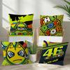 VValentino Moto Gp RRossi 46  Decorative Room Aesthetics Pillow Case Home Decor Bedroom Sofa Bed Couch Pillow Cover 45x45
