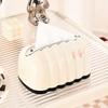 Cute Bow Cream Style Tissue Box for Desktop, Bathroom, Living Room, and Bedroom