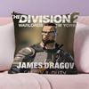 Game Tom Clancys The Division 2 Pillow Case Pillowcase Ultra Soft Skin Friendly Fabric Cloud Like Comfort & Concealed Zipper