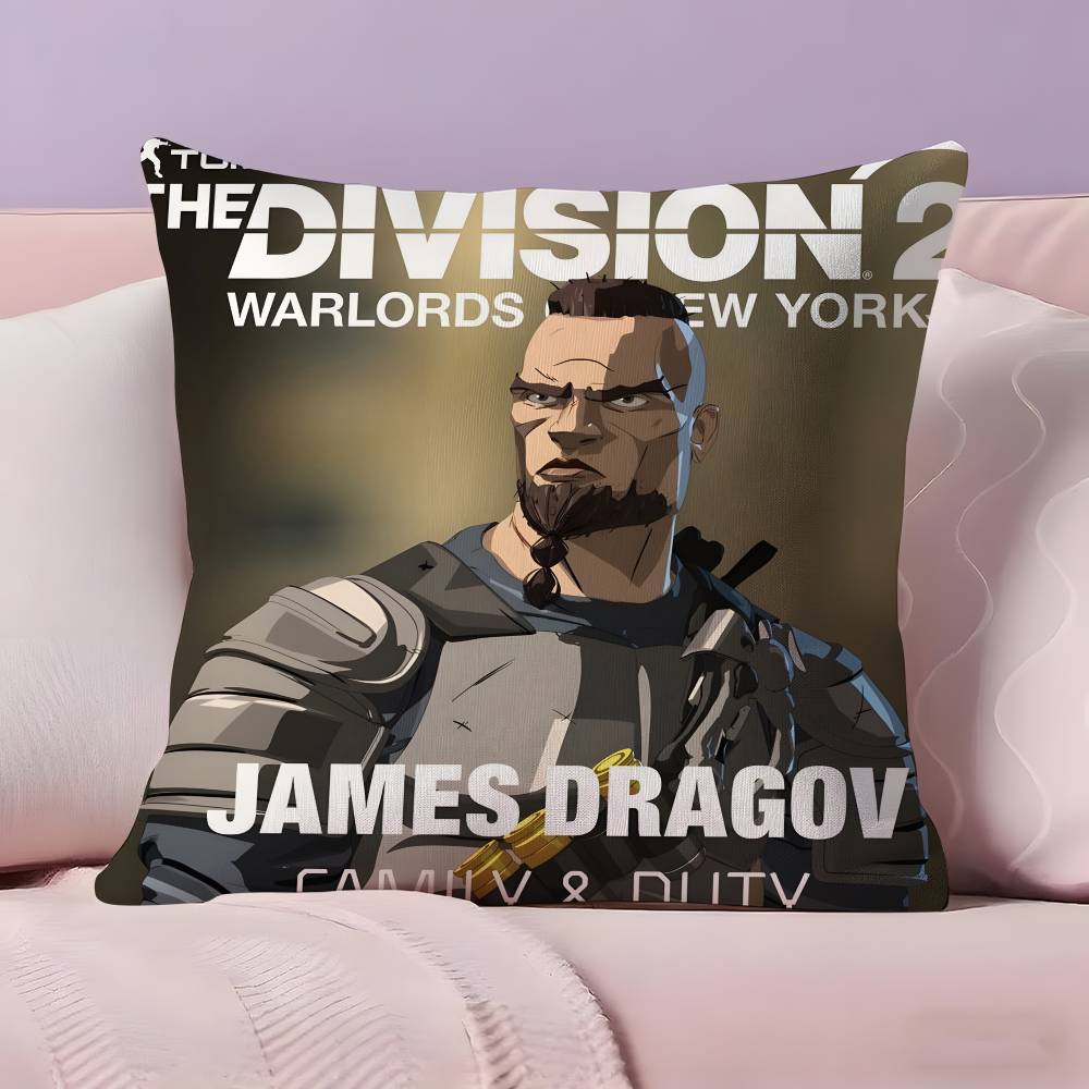 Game Tom Clancys The Division 2 Pillow Case Pillowcase Ultra Soft Skin Friendly Fabric Cloud Like Comfort & Concealed Zipper