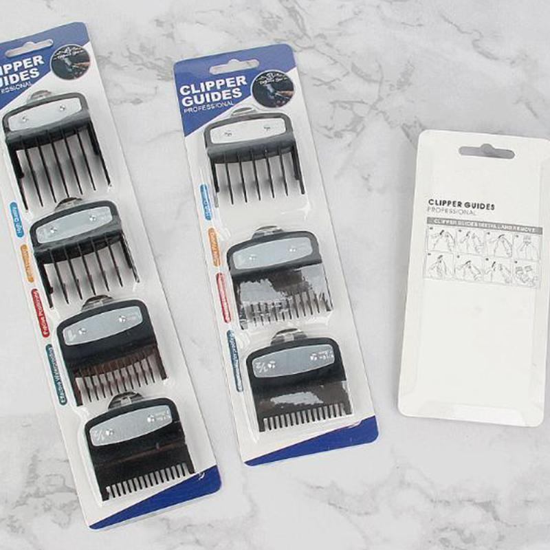 2/3/4Pcs Hair Clipper Limit Comb Guide Limit Comb Trimmer Guards Attachment Universal Colorful