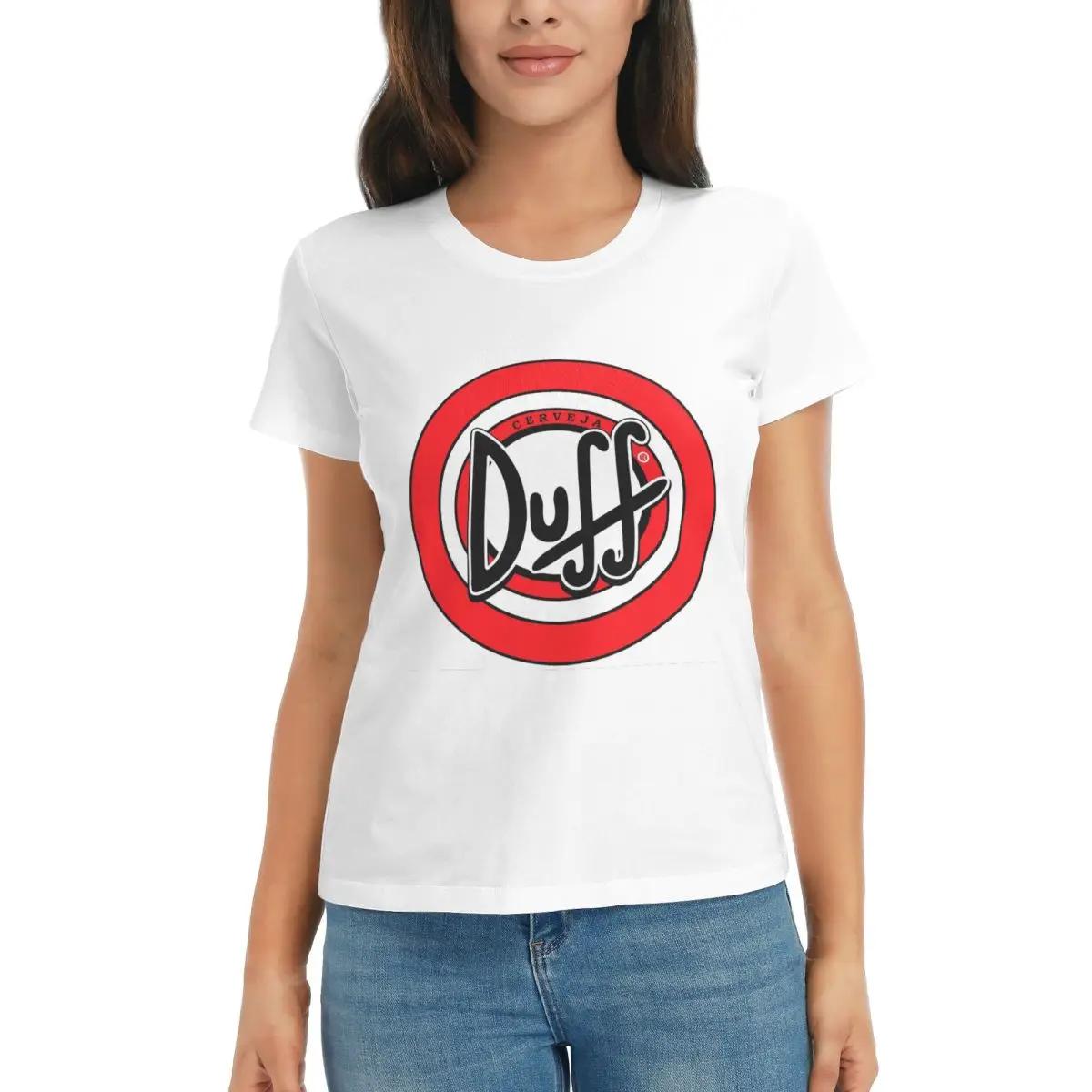 

Women TShirt Duff Beer Summer Short Sleeve Tees ONeck Cotton T Shirts Clothes Tops Streetwear S