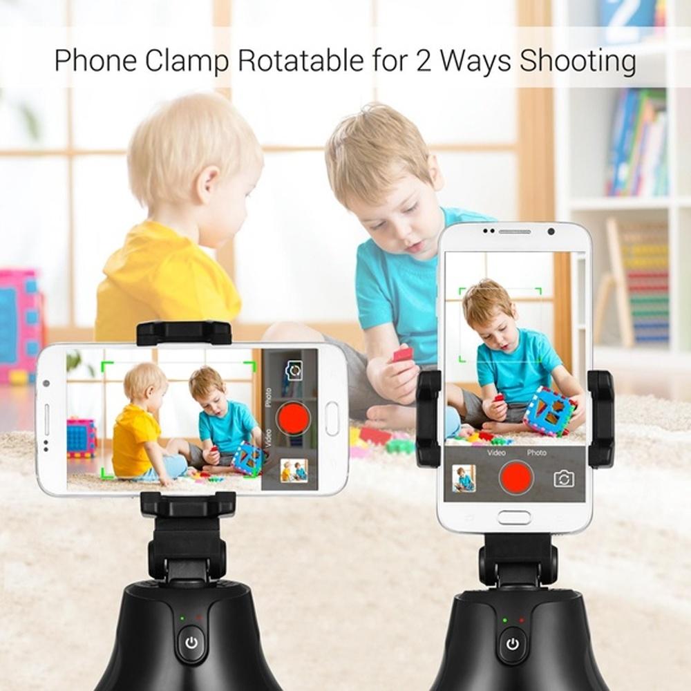 Upgrade Fashion Multifunction Smartphone Holder Gimbal Camera PTZ Smart Tracking Gimbal Stabilizer Face Recornition 360° Rotation VLOG Shooting