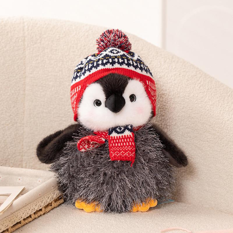 Cute Penguin Plush Toy With Hat For Kids And Childrens Birthday Gift