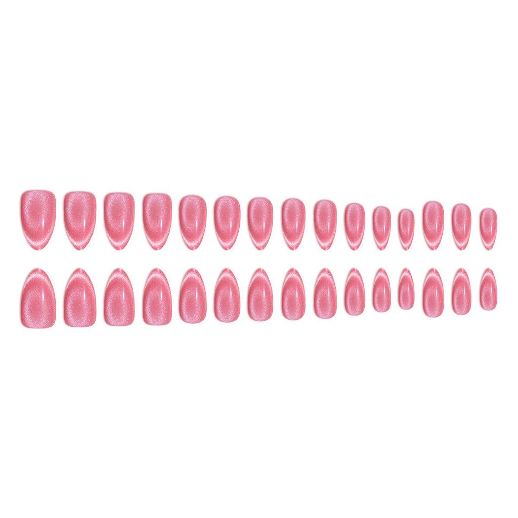 2025 Cat Eye Almond Nails: Elegant, Wearable, Light Luxury, Whitening Salon Tips, Medium-Short Style