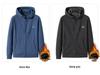 Men's Woodpecker Plus Red Knit Velvet Hoodie Jacket - Plus Size, Thin Fleece, Autumn/Winter Sports Cardigan