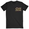 Men's Ozzy Osbourne Patient No. 9 Gold Logo T-Shirt Mens Womens Tees Top  Black
