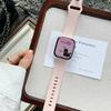 Wide Floral Polka Dot Silicone Strap Butterfly Buckle for Apple Watch Series12 11 10 SE1 2 3/Ultra4 3 2 38/42/45/49 mm