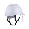 TOYO Venti Plus Helmet with Shield, White/Clear/Clear with Styrofoam, No. 391F-C-C