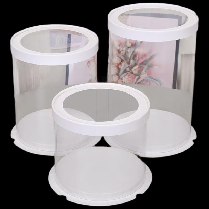 Transparent Round Cake Box