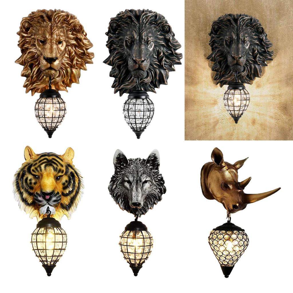 Luxury LED Wall Lamp Fixtures Lighting Shade Farmhouse Sculpture Sconces Lights for