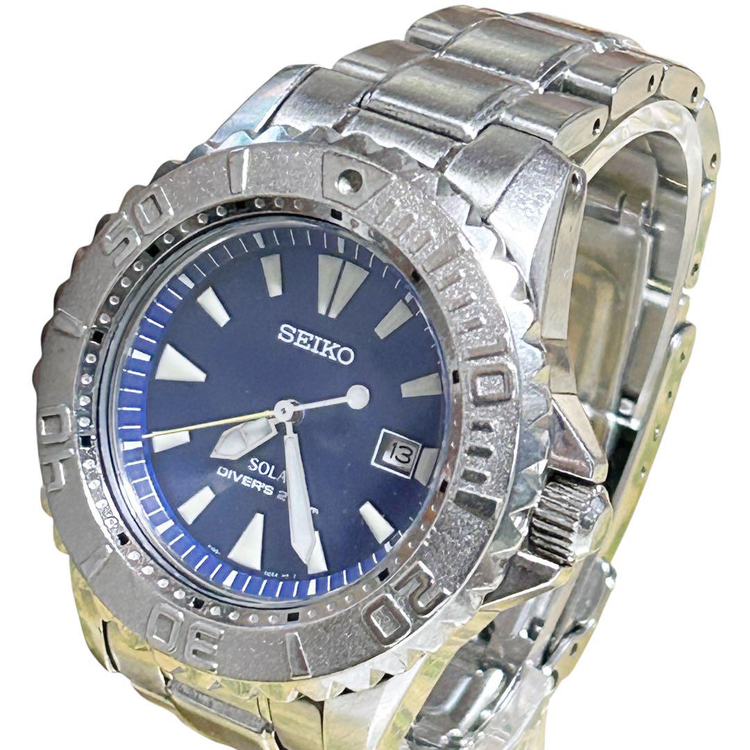 

[USED] Working Seiko Solar Diver s 200m V145-0CC0