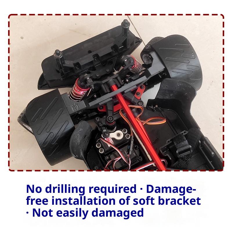 1 Set Fender Lining For Mjx 7303 Hyper Go 1/7 Rc Car C3 Rc Car Off-Road Truck Upgrade Simulation Front Rear Fenders