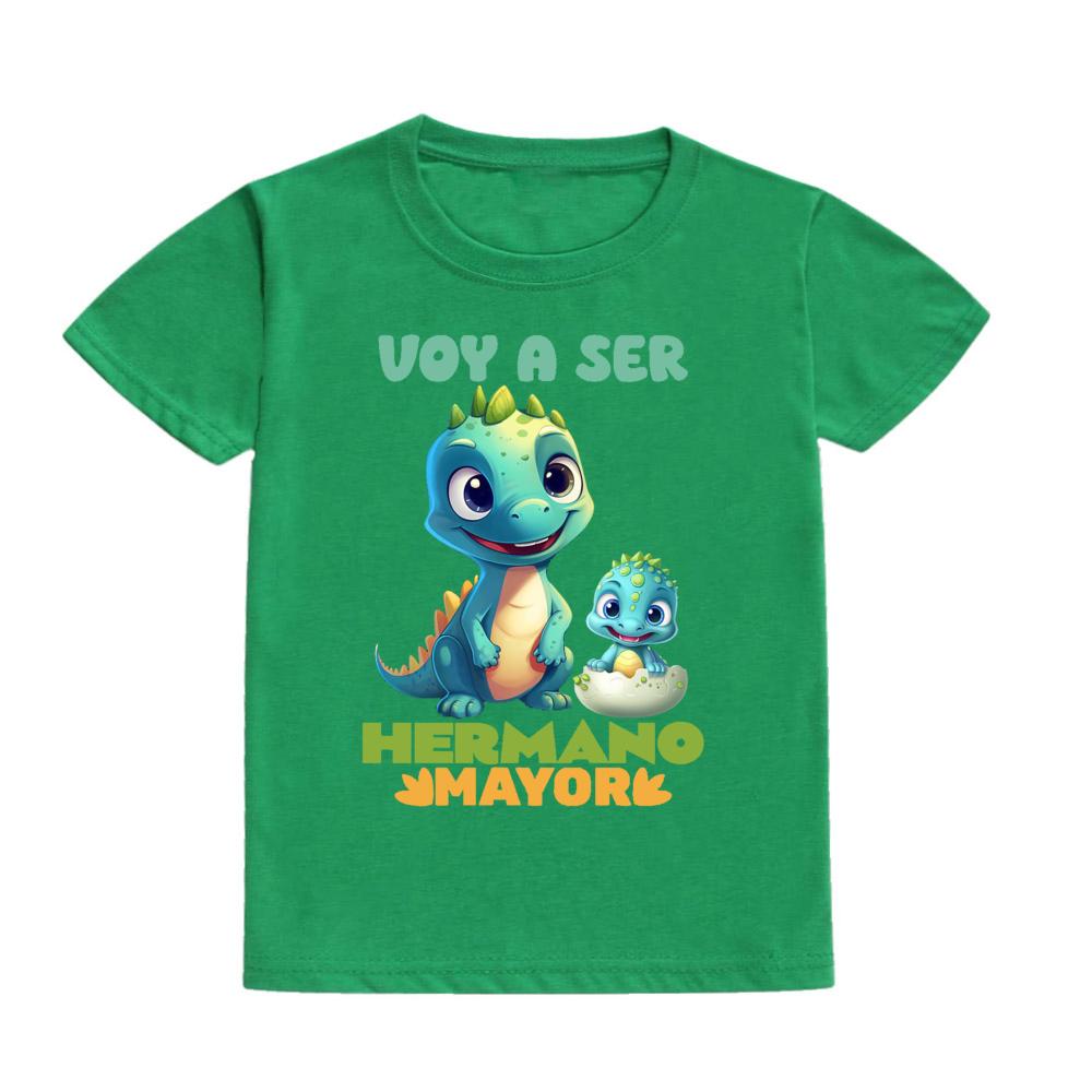 Ich werde ein Bruder Spanischer Druck Kinderhemd T-Shirt Jungen Kurzarm T-Shirt Kind Sommerkleidung Oberteile