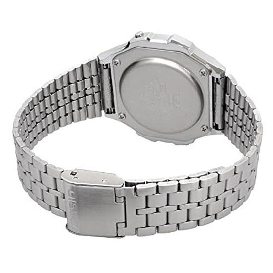 CASIO Standard Vintage Wristwatch Watch Unisex Classic Quartz Digital Metal Silver Black A171WE-1A