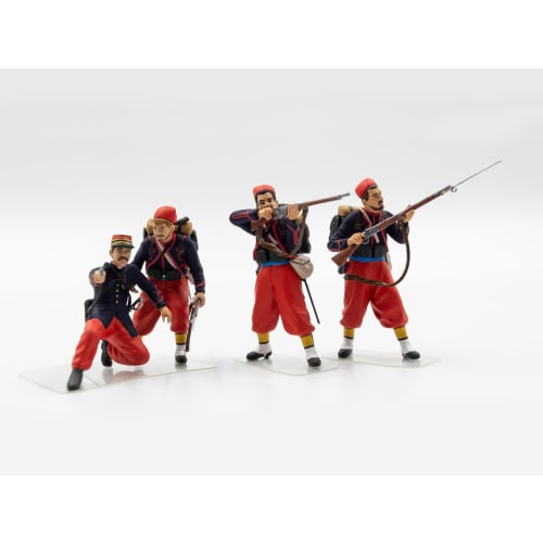 ICM 1/35 French Zouave Soldiers 1914 Plastic Model Kit 35709
