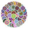 10/50pcs Mandala Stickers Mandala Flowers for DIY Luggage Laptop Skateboard Motorcycle Bicycle Stickers