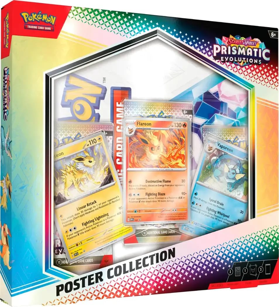 

Коллекция плакатов Pokemon TCG Scarlet Violet Prism Evolution &