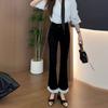 Fashionable Lace Flared Jeans for Women, 2026 Summer Cropped Bell-bottom Pants