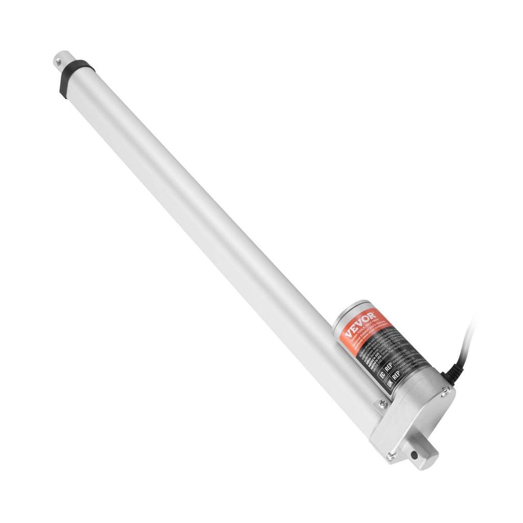 Linear Actuator 12V 18 Inch High Load 330lbs/1500N 0.19"/s IP54 Protection