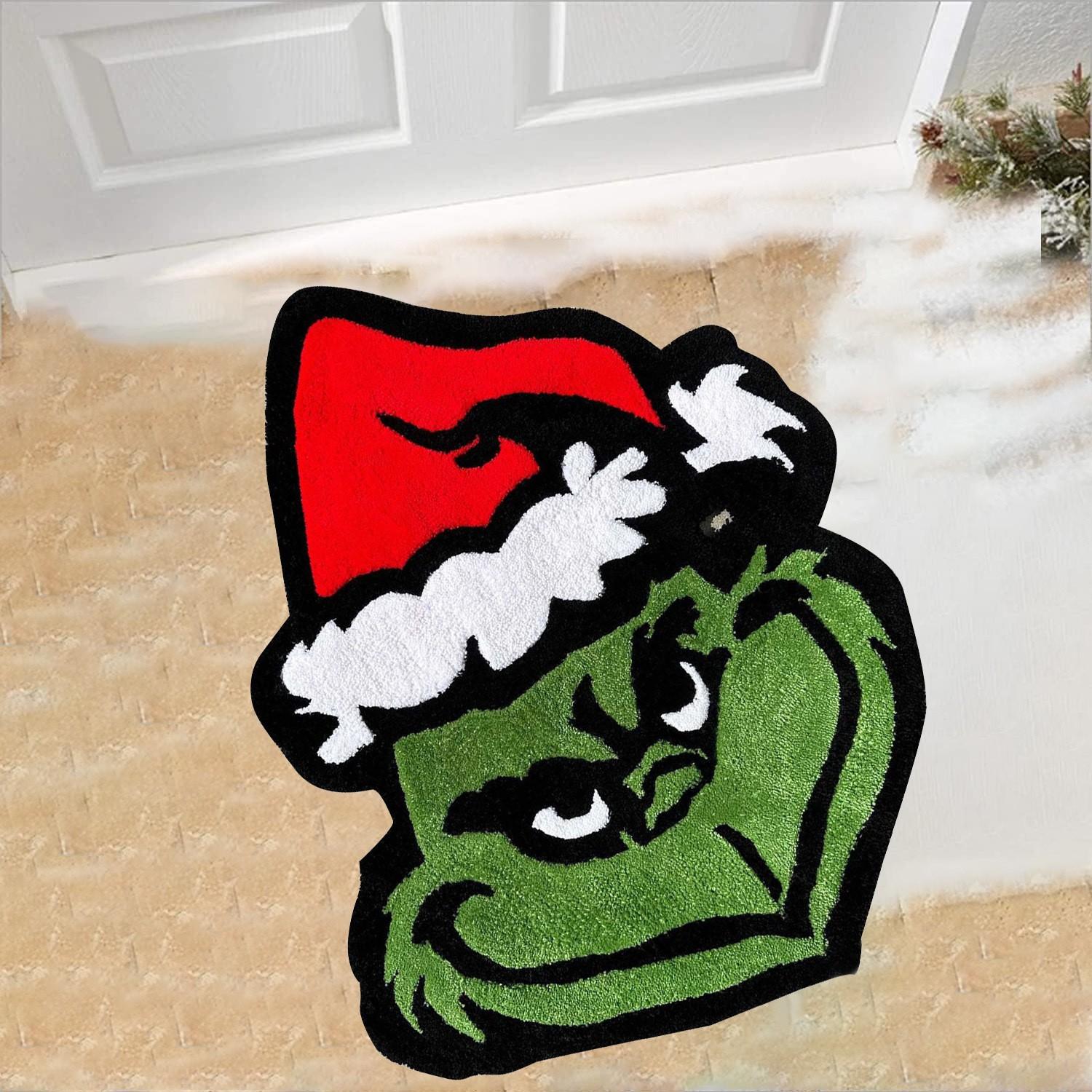 

Christmas Door Mat Welcome Mat - Christmas Rug For Outdoor Indoor Front Door Christmas Decorations For Home Merry Christmas Kitchen Decor Rug One Size