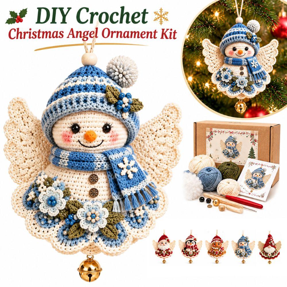 Crochet DIY Crochet Christmas Ornament Kit Handmade Christmas Hanging Decor Holiday