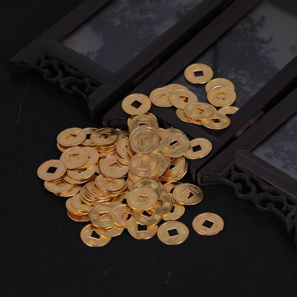 Mini Bagua Kupfermünzen Anhänger Ornament für DIY-Projekte