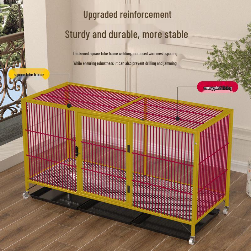 Large Reinforced Chicken Coop: Multi-Use Iron Cage for Chickens, Chicks, Pigeons, and Ducks