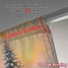 2pcs,Curtains Christmas Tree Snow Winter Sunset (2) Popular Popular Curtain Versatile Polyester Curtains Gifts Perfect for