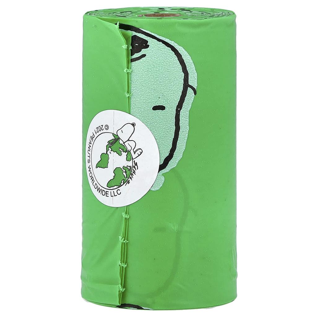 Original Poop Bags, Peanuts®, Orange Flavor, 8 Rolls, 15 Per Bag