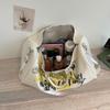Duffel Bag mit Graffiti-Print, Griff und Schultergurt, Stilvolle Sport- und Reisetasche