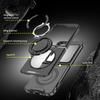 Case for Z Flip 6 Magnetic 360 Rotating Bracket Phone Case for Samsung Galaxy Z Flip 6 Ring Holder Hard Shell Protective Cover