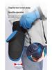 Unisex Heated Winter Mittens: Waterproof, Warm, and Ideal for Hiking, Skiing, Electric Biking, and Motorcycling.