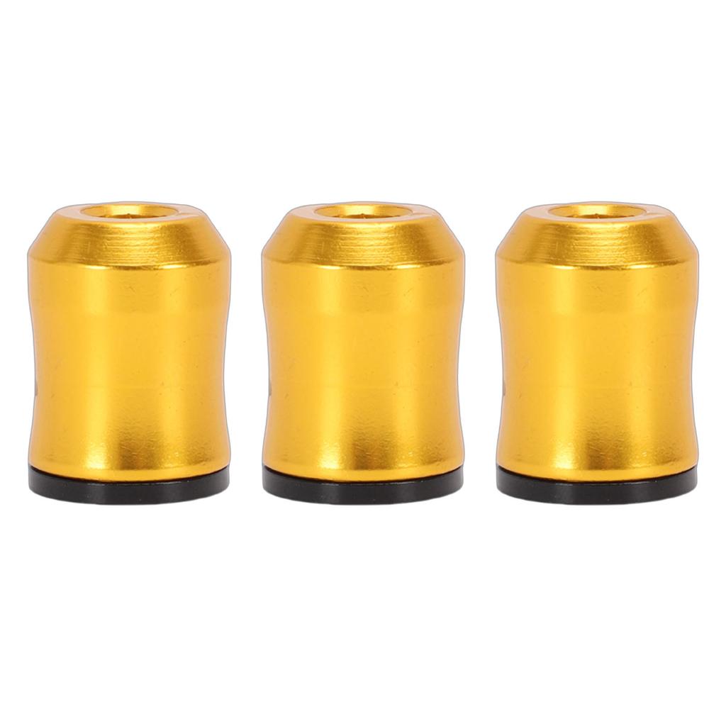 3PCS Screwdriver Head Magnet Rings Aluminum Alloy Power Drill Bit Screw Magnetizer Yellow