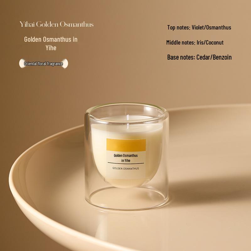 Luxury Soy Wax Aroma Candle In Glass Cup - Long-Lasting Fragrance for Bedroom, Wedding, or Birthday Gift