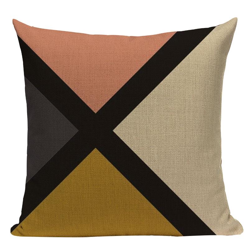 Nordic Home Decor Cushion Covers Geometric Cushions Case Decorative Pillows Cover Custom Vintage Spring Cushion For Sofa Cases