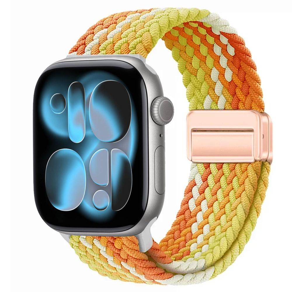 Nylon Strap for Apple Watch 11 10 46mm 42mm/Ultra 3 2 1 49mm Magnetic buckle Wristband iWatch 9 8 7 6 5 4 SE 45mm 44mm 41mm 40mm