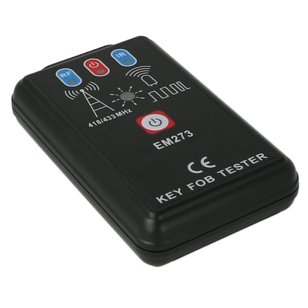 Weless LED Key Frequency Tester EM273 for RF Remote Control and Signal Detection in Vehicle and Electronic Keys