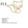 Bag Accessory Pin Women Brooch Hollow Fox Decor Stainless Exquisite Anti-slip Wear-resistant Anti-oxidation Jewelry Coat Collar Hat Scarf Decoration