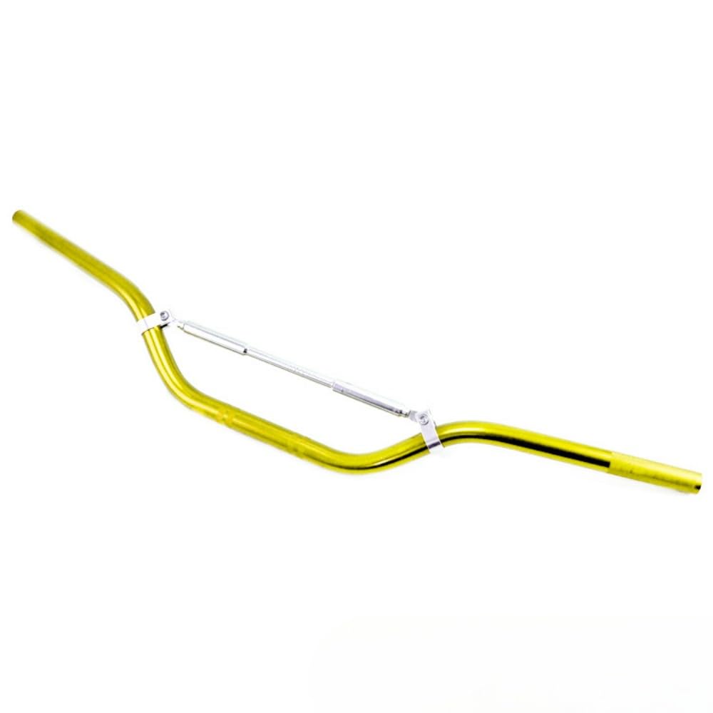 Brfveob Bike Cross Bar, Bike Bar, Aluminum Alloy Handlebar, Bike Handlebar, Bike Replacement Off-Road 80Cm (Yellow)