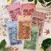 6 Styles  Transparent PET Stickers Scrapbooking Materials DIY Junk Journal Collage Tree Branches and Leaves Decor Stickers