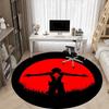 One Piece Portgas·D· Ace Office Round Area Rug,  Under Office Chairs Bedroom Living Room Home Decor a0908138